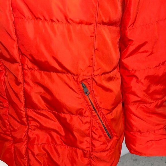 Max Mara Weekend Fur Hooded Jacket Womens Size 6 Detachable Belted Zipper Snaps - Picture 9 of 12